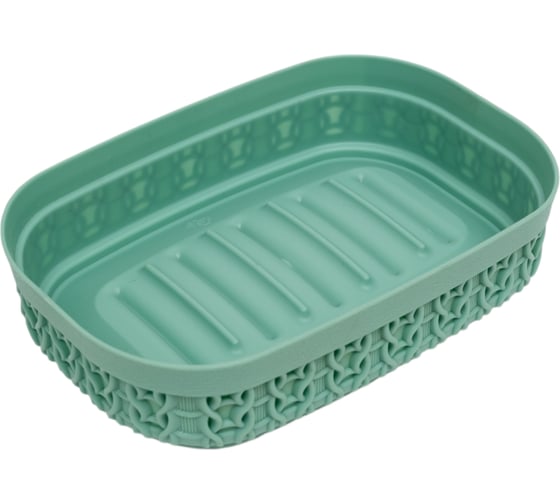 Изображение товара Мыльница IDEA вязание (Фисташковый) М 2238 Фисташковый