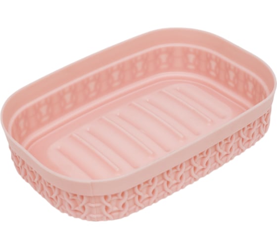 Изображение товара Мыльница IDEA вязание (Чайная роза) М 2238 Чайная роза