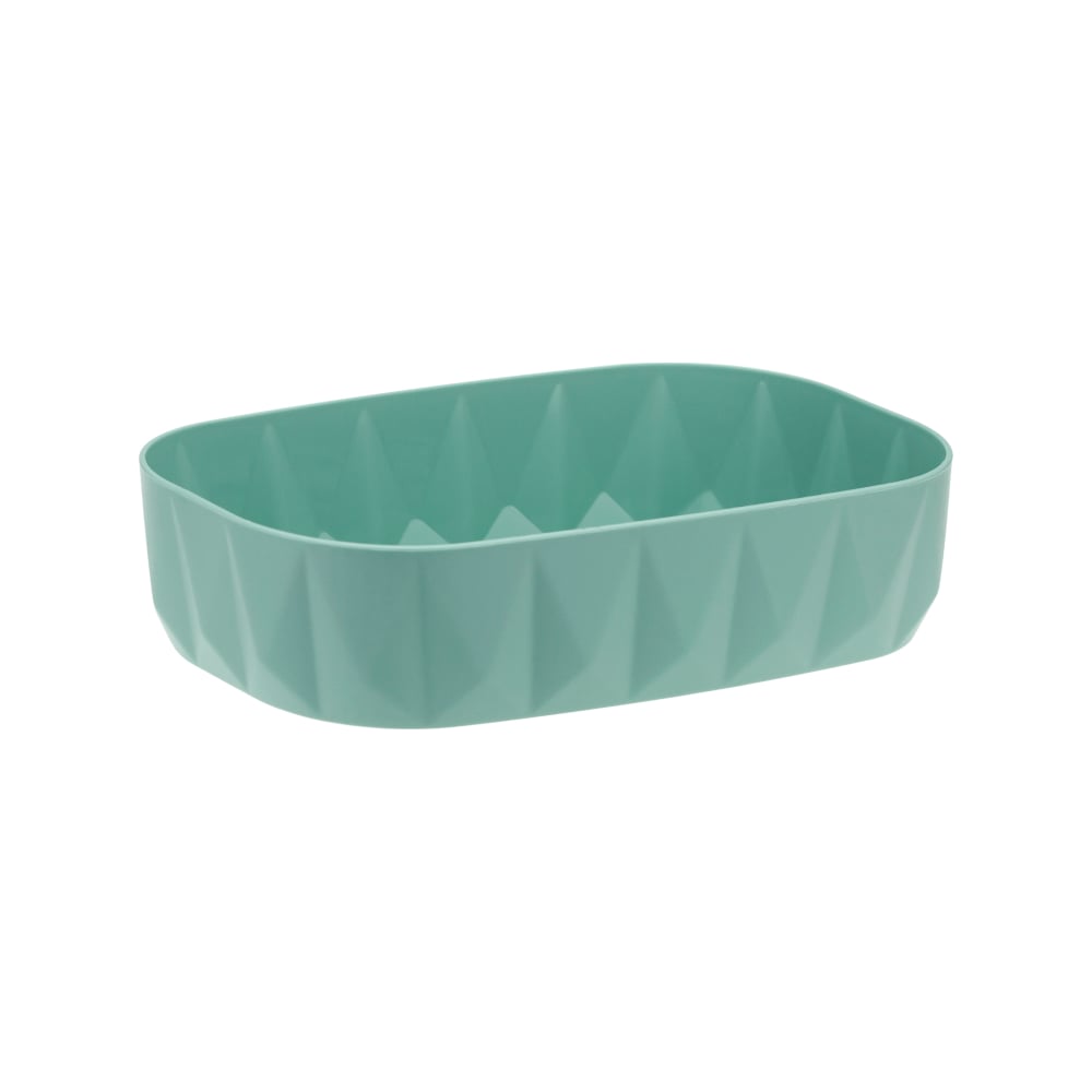 Изображение товара Мыльница IDEA призма Морская волна настольная чаша компактная