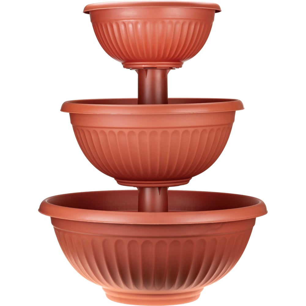 Изображение товара Каскад для цветов IDEA ЛИВИЯ М 3198 терракотовый 36.5 л