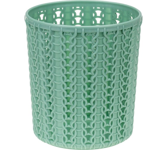 Изображение товара Подставка IDEA вязание круглая (Фисташковый) М 2384 Фисташковый