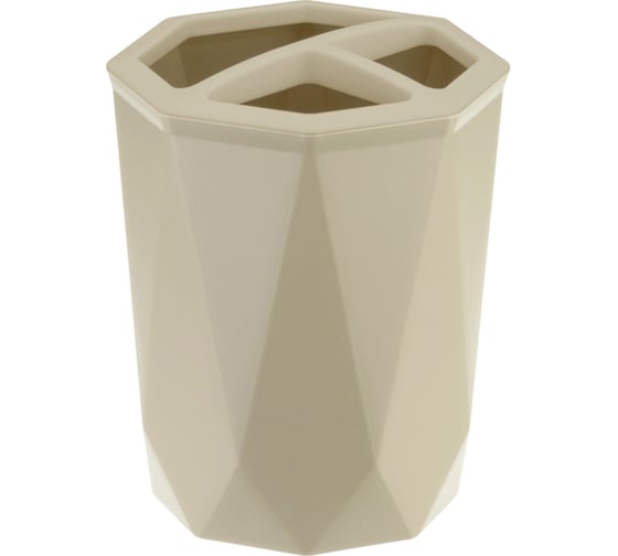 Изображение товара Подставка для зубных щеток IDEA призма (Латте) М 2242 Латте