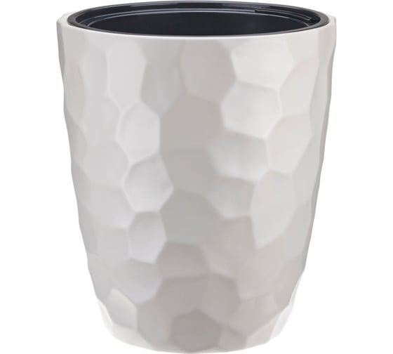 Изображение товара Кашпо IDEA МОЗАИКА D340мм, H 390мм, со вставкой М 3409 Кремовый