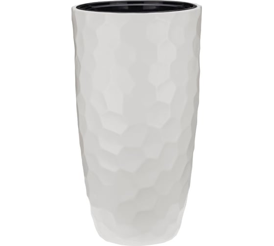 Изображение товара Кашпо IDEA МОЗАИКА D340мм, H 630мм, со вставкой М 3410 Кремовый