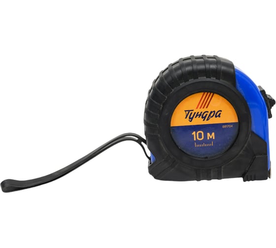 Изображение товара Рулетка  ТУНДРА обрезиненный корпус, 10 м х 25 мм 881704