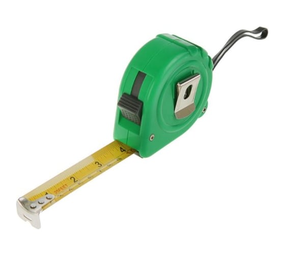 Изображение товара Рулетка ТУНДРА пластиковый корпус, 3 фиксатора, 7.5 м х 25 мм 881690