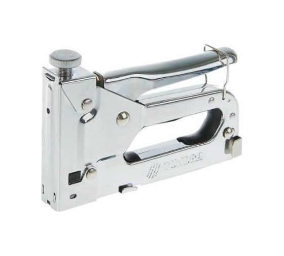 Изображение товара Степлер ТУНДРА мебельный регулируемый, металлический корпус, тип скоб 53, 4 - 14 мм 1550269