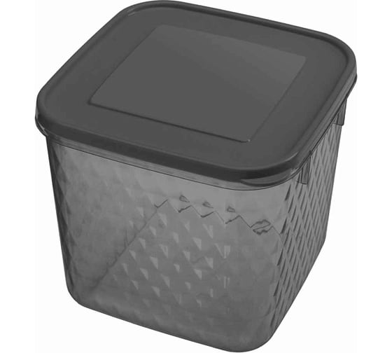 Изображение товара Контейнер для замораживания и хранения продуктов Phibo "кристалл" 1,8л (черный) 433153713