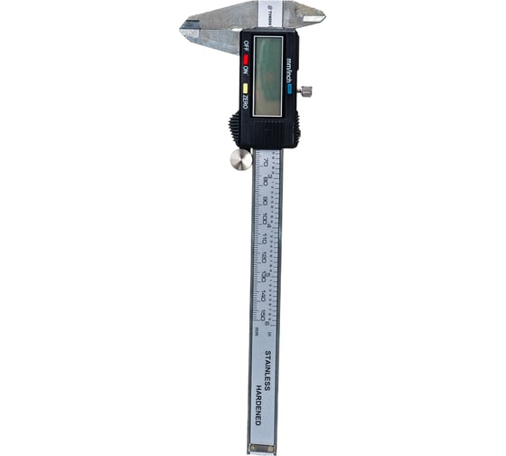 Изображение товара Штангенциркуль  ТУНДРА электронный металлический, с глубиномером, 150 мм 1112961