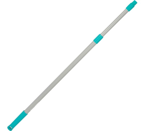 Изображение товара Рукоятка телескопическая (черенок) 75-120 см, металл, пластмасса для насадок Рыжий кот 310497