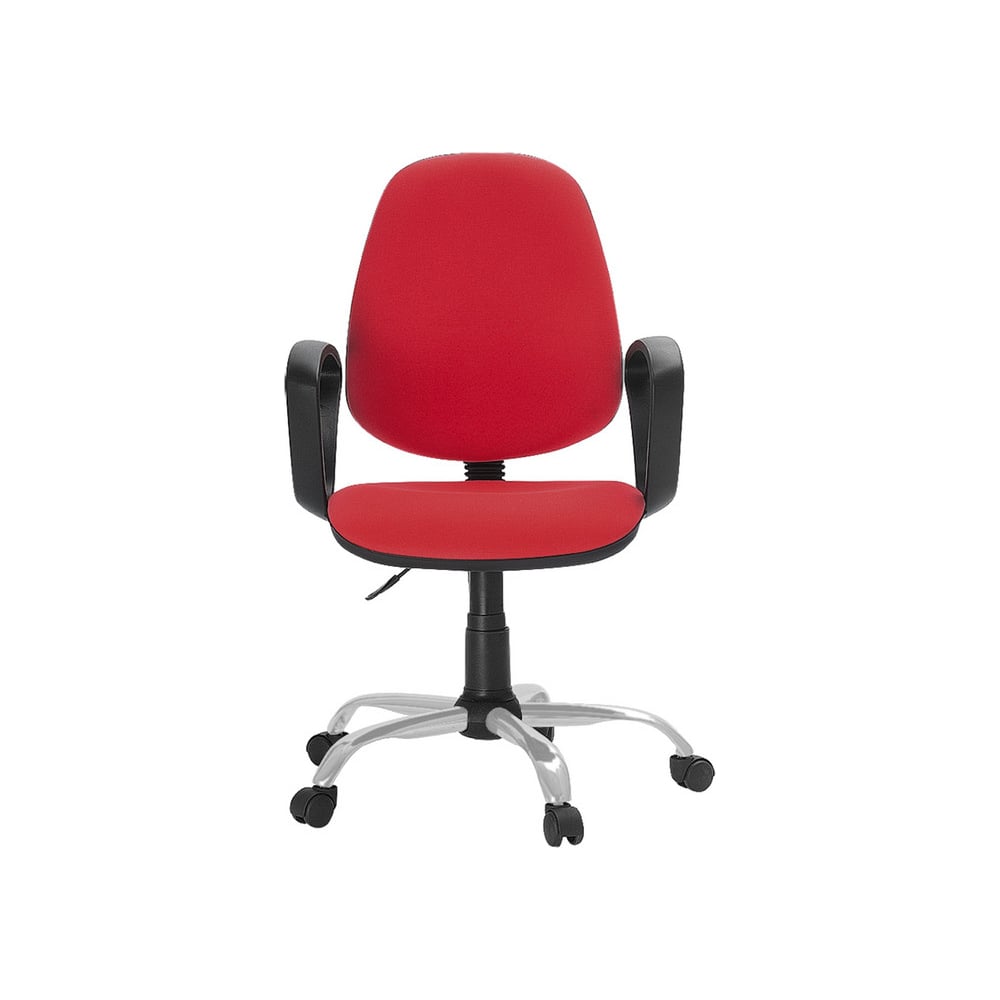 фото Кресло easy chair faechair-222 pc ткань красная тк12, silver 622255