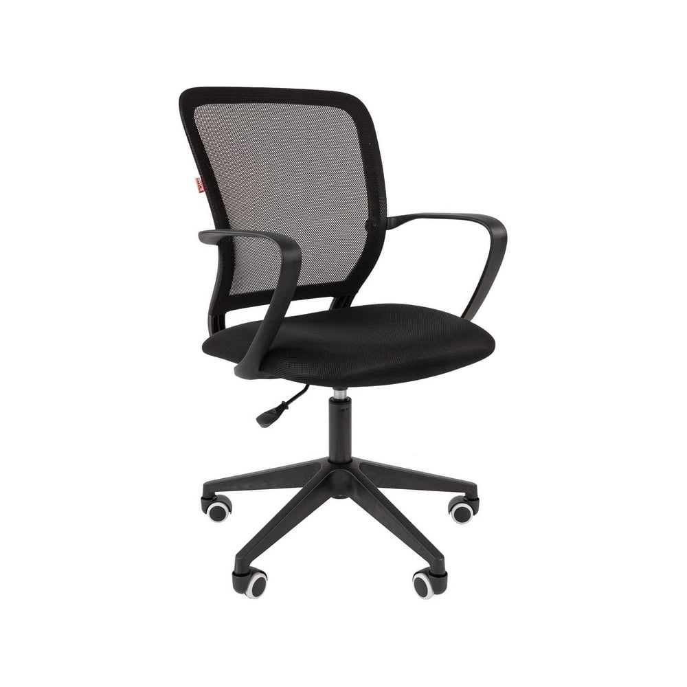 фото Кресло easy chair vtechair-643 tс сетка/ткань черный, пластик 1063496