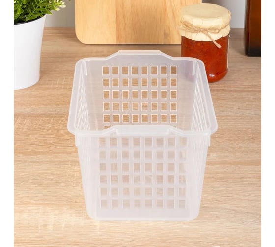 Изображение товара Комплект корзинок универсальных Econova 210x146x113 мм, 2 шт бесцветный 43523000122