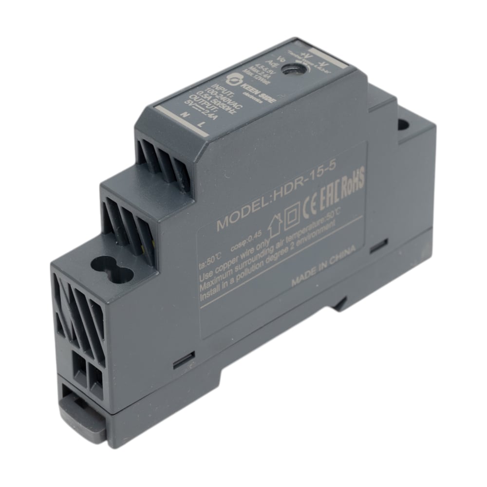 Изображение товара Источники питания KEEN SIDE HDR-15-5 146705, 15 Вт, 5 В