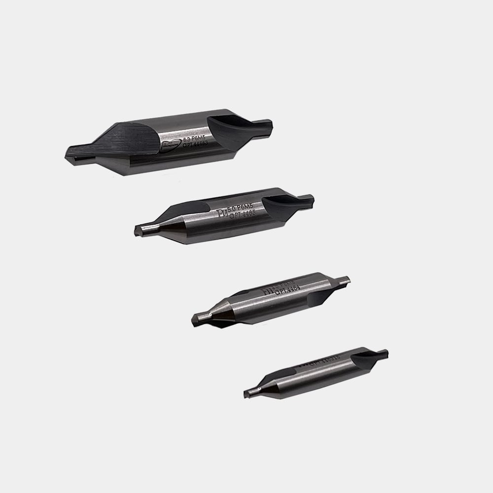 Изображение товара Набор сверл центровочных без предохранительного конуса 4 шт, Р6М5 тип А 3.15, 4, 5, 6.3 мм РОСИНСТРУМЕНТ 774315634