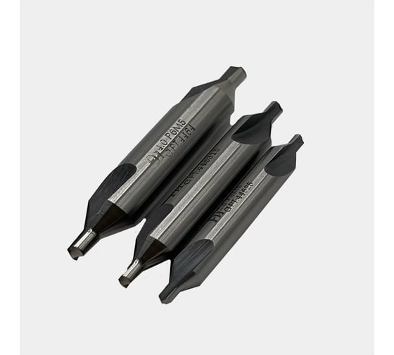 Изображение товара Набор сверл центровочных без предохранительного конуса 3 шт, Р6М5 тип А 2.5, 3.15, 4 мм РОСИНСТРУМЕНТ 7742543