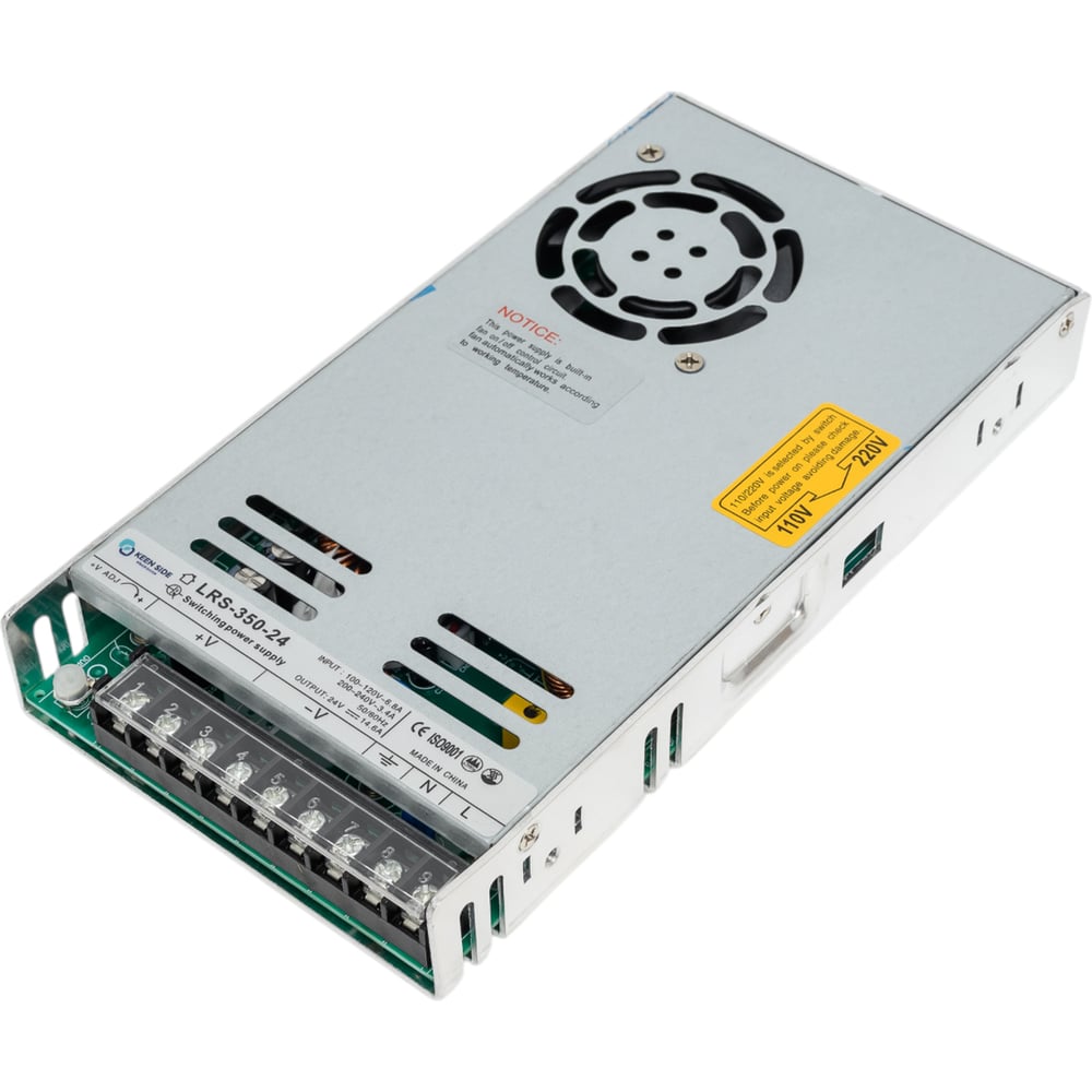 Изображение товара Блок питания KEEN SIDE LRS-350-24 для светодиодов 350Вт