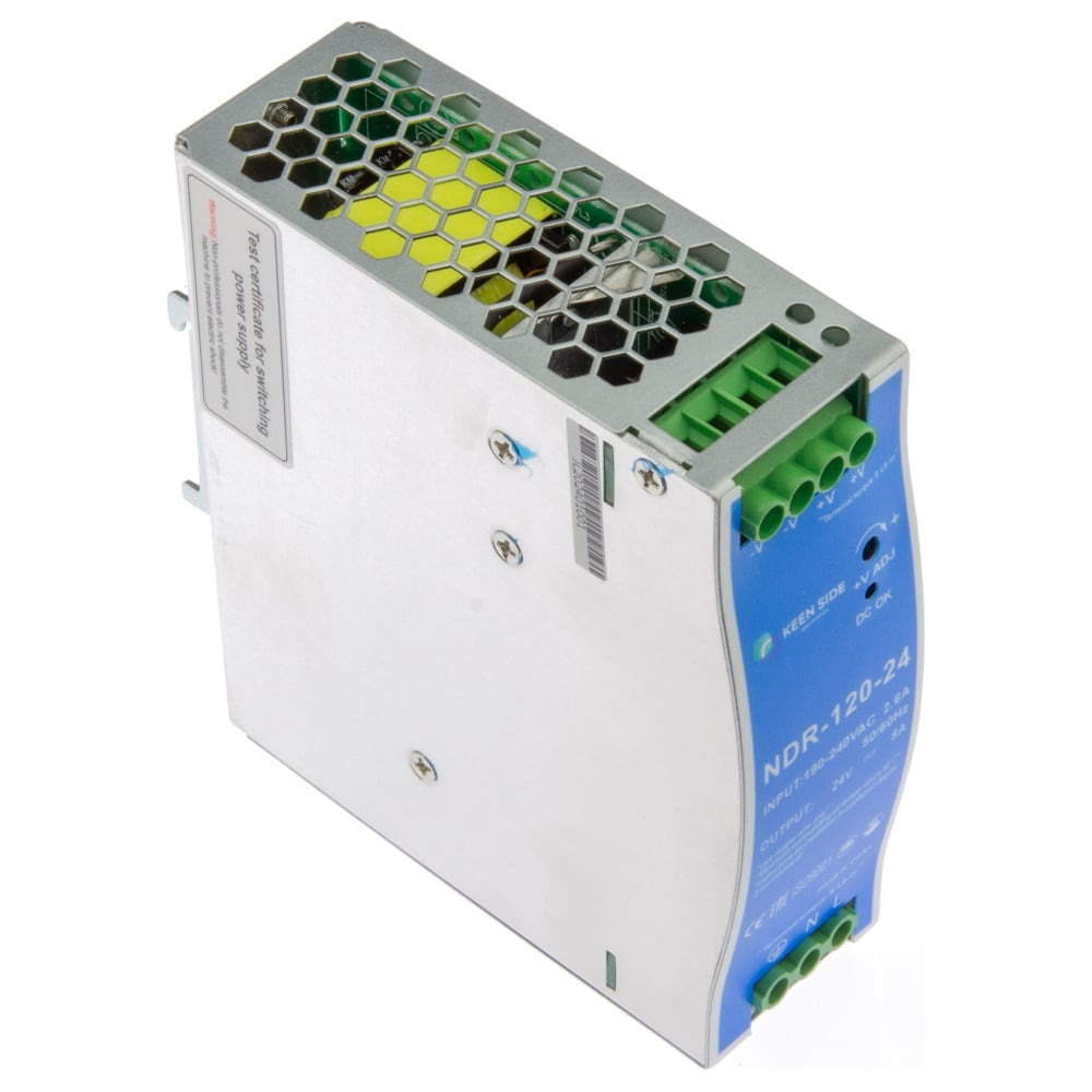 Изображение товара Источник питания KEEN SIDE NDR-120-24 120Вт для промышленной автоматики