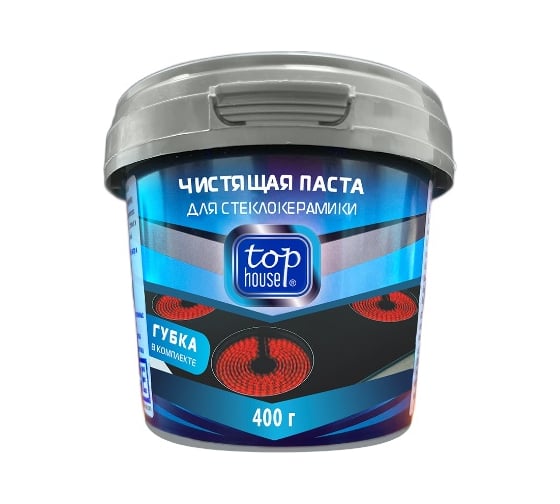 Изображение товара Чистящая паста для стеклокерамики TOP HOUSE 400 г 180636