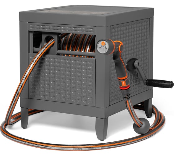 Изображение товара Катушка металлическая DAEWOO со шлангом 30 м и набором для полива DWR 6130