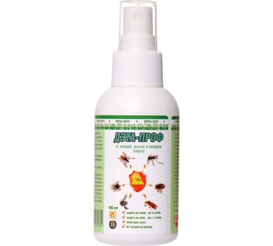 Изображение товара Спрей для защиты от комаров Дэта-Проф Эконом 100 мл ДП/100