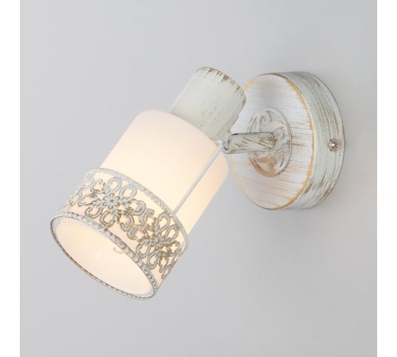 Изображение товара Настенный светильник Eurosvet 20025 1 белый с золотом 00000071466