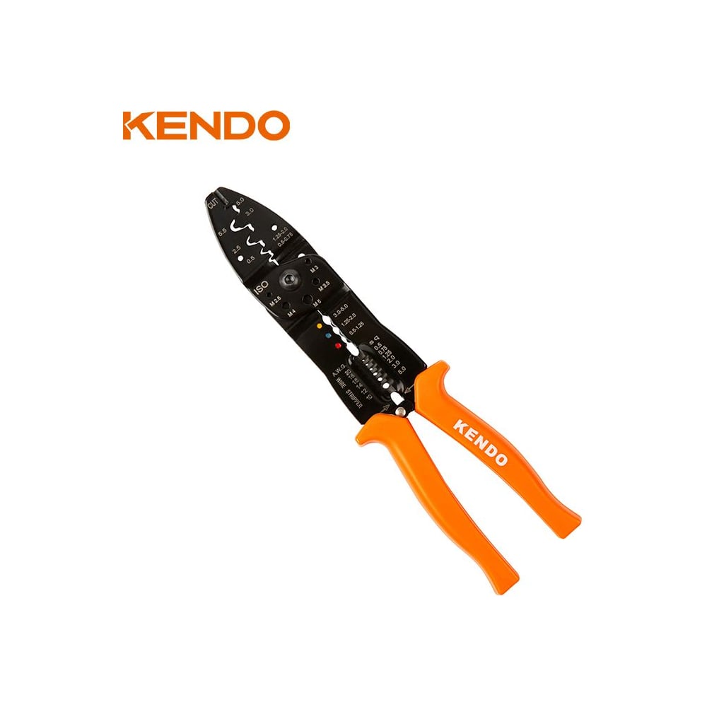 Изображение товара Стриппер KENDO 250 мм для снятия изоляции и обжима проводов