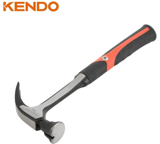 Изображение товара Молоток-гвоздодер KENDO 450 г 25126