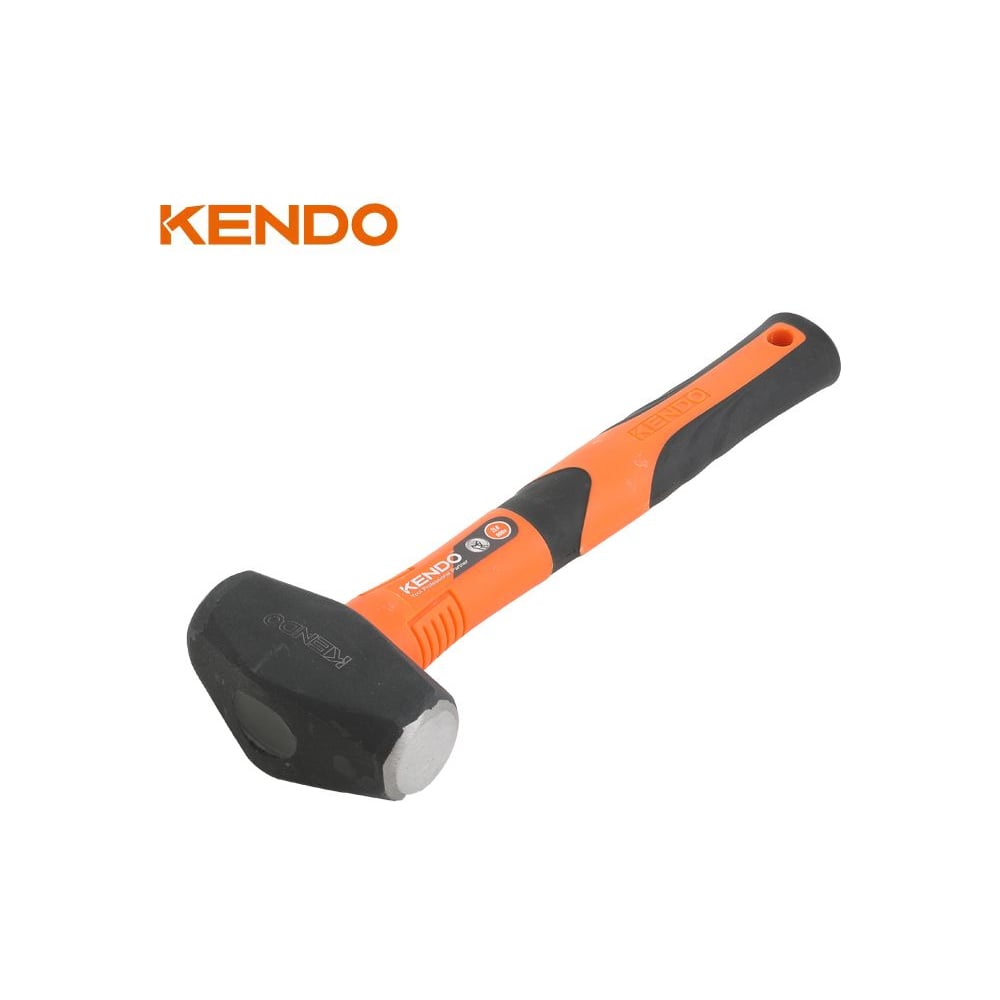 Изображение товара Кувалда KENDO с фибергласовой рукояткой 1300 г для тяжелых работ Изображение товара Кувалда KENDO с фибергласовой рукояткой 1300 г для тяжелых работ