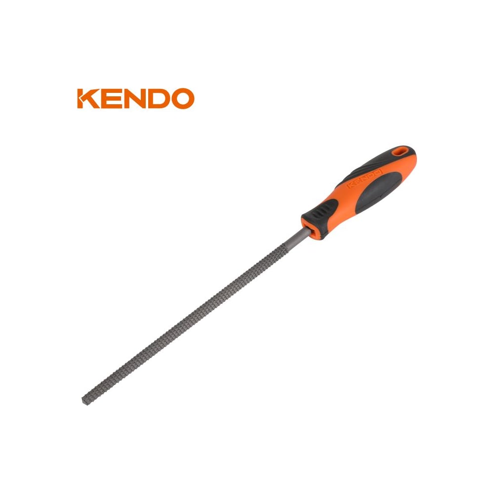 Изображение товара Напильник круглый KENDO 200 мм по дереву с рашпильной насечкой