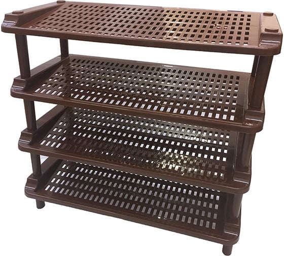 Изображение товара Этажерка для обуви Мультипласт Групп 4-х секционная MPG961246