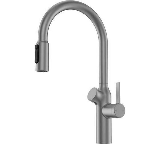 Изображение товара Смеситель кухонный Oulin с дозатором OL - 8018 Satin