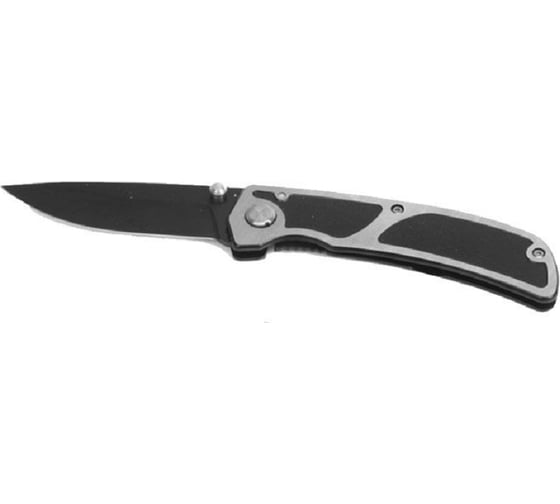 Изображение товара Нож складной WORKPRO нержавеющая сталь, черный, 101 мм WP381008