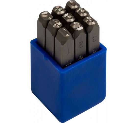 Изображение товара Набор ударных клейм KING TONY 3 мм, цифры, 9 предметов 11409SQ03