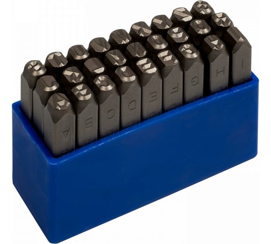 Изображение товара Набор ударных клейм KING TONY 2 мм, буквы-латиница, 27 предметов 11427SQ02