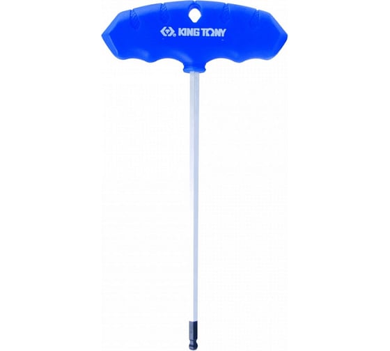 Изображение товара Т-образный шестигранник KING TONY 6 мм, 100,0 х 188,0 мм, с шаровым окончанием 115006MR