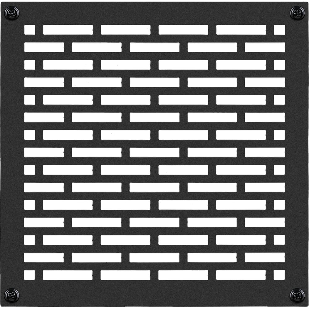 Изображение товара Накладка Лофт черная 20x20 см для вентиляции из стали
