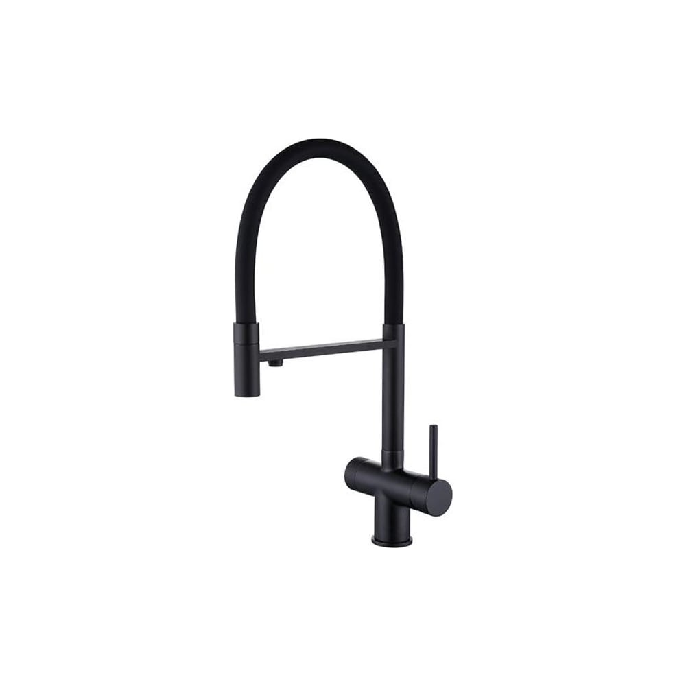 Изображение товара Кухонный смеситель EMAR ЕС - 7024 Black однорычажный для кухни