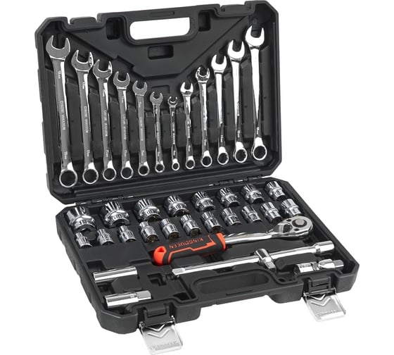 Изображение товара Набор инструментов KINGQUEEN 37 предметов, 72 зуба WIB-60011