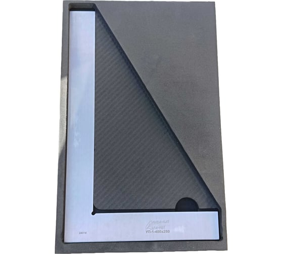 Изображение товара Угольник поверочный АЛЬФА-НДТ УП 400x250 кл.1 с первичной калибровкой УП-00004129