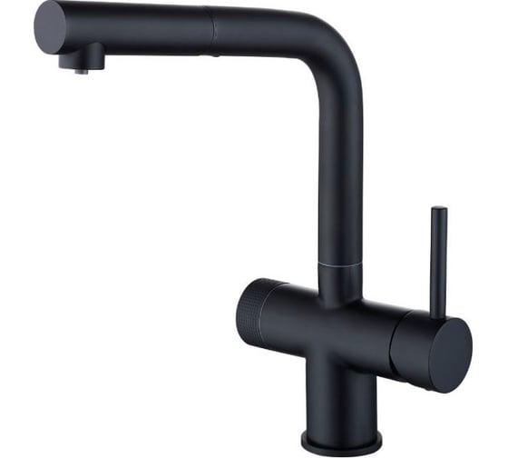 Изображение товара Кухонный смеситель EMAR ЕС - 7026 Black