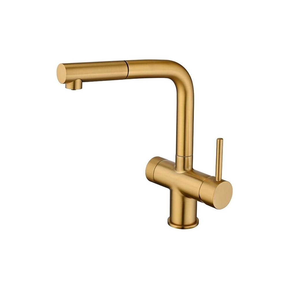 Изображение товара Кухонный смеситель EMAR ЕС - 7026 PVD Golden