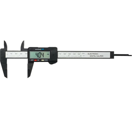 Изображение товара Штангенциркуль пластиковый цифровой WORKPRO 150 мм, 6" WP266001