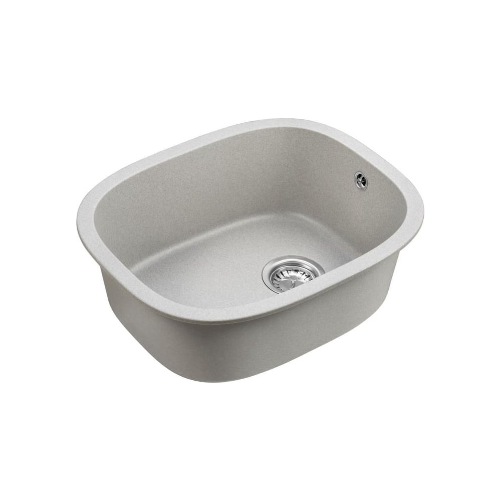 Изображение товара Гранитная мойка EMAR Барит EMQ-1560.P овальная для кухни, искусственный гранит