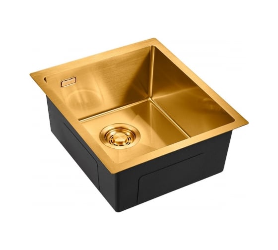 Изображение товара Мойка универсального монтажа EMAR EMB-130 PVD Nano Golden