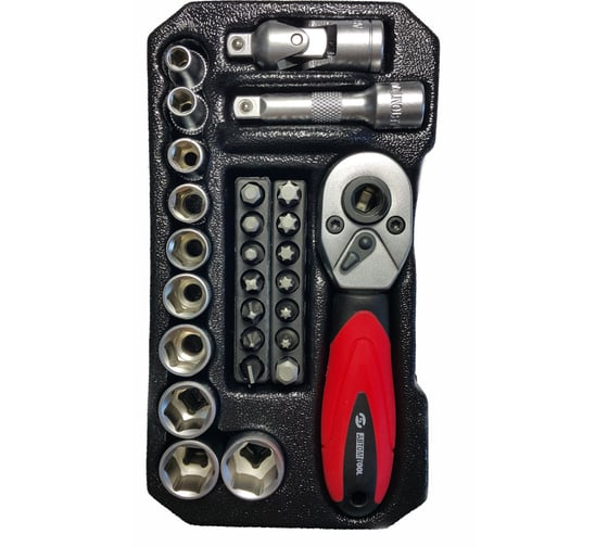 Изображение товара Набор инструмента ABTOMTOOL РROFFI, 1/4, 27 предметов 54027