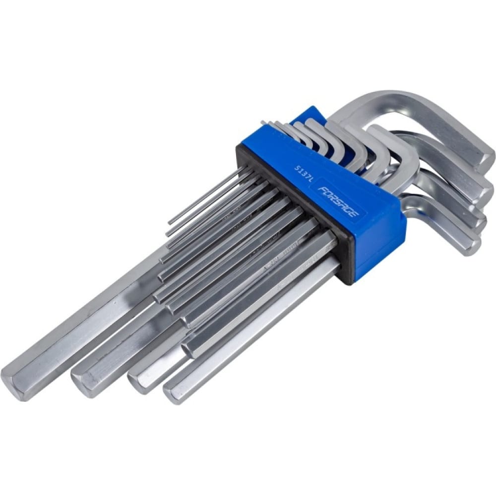 Набор Г-образных ключей Forsage реверсивная трещотка с накаткой forsage 1 l 550мм 4569