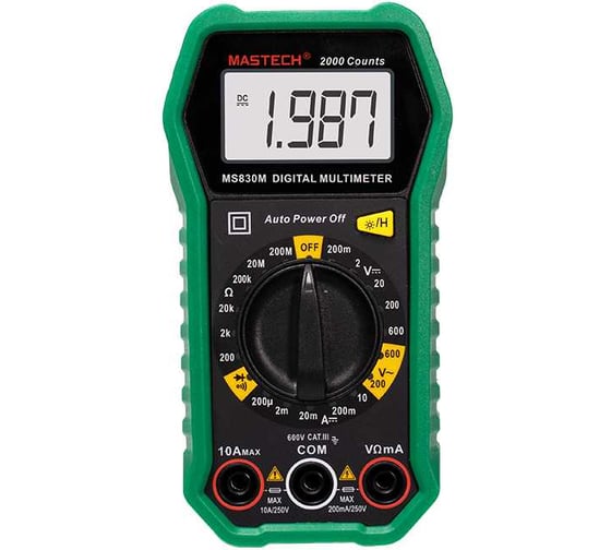 Изображение товара Цифровой мультиметр Mastech MS830M 00-00013494