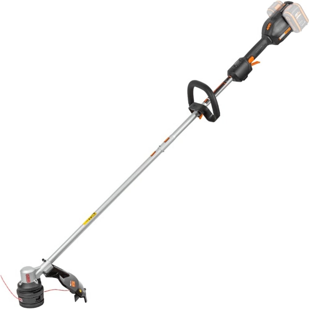 Изображение товара Аккумуляторный триммер WORX WG185E.9 40V для газона и придомового участка Изображение товара Аккумуляторный триммер WORX WG185E.9 40V для газона и придомового участка