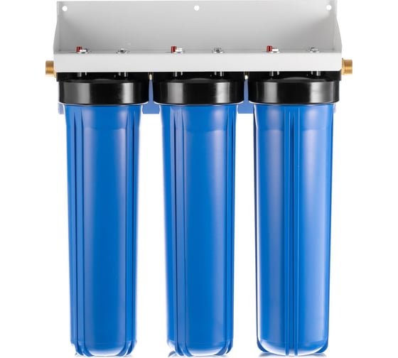 Изображение товара Магистральный трёхступенчатый фильтр Гейзер Макс 20ВВ 32077